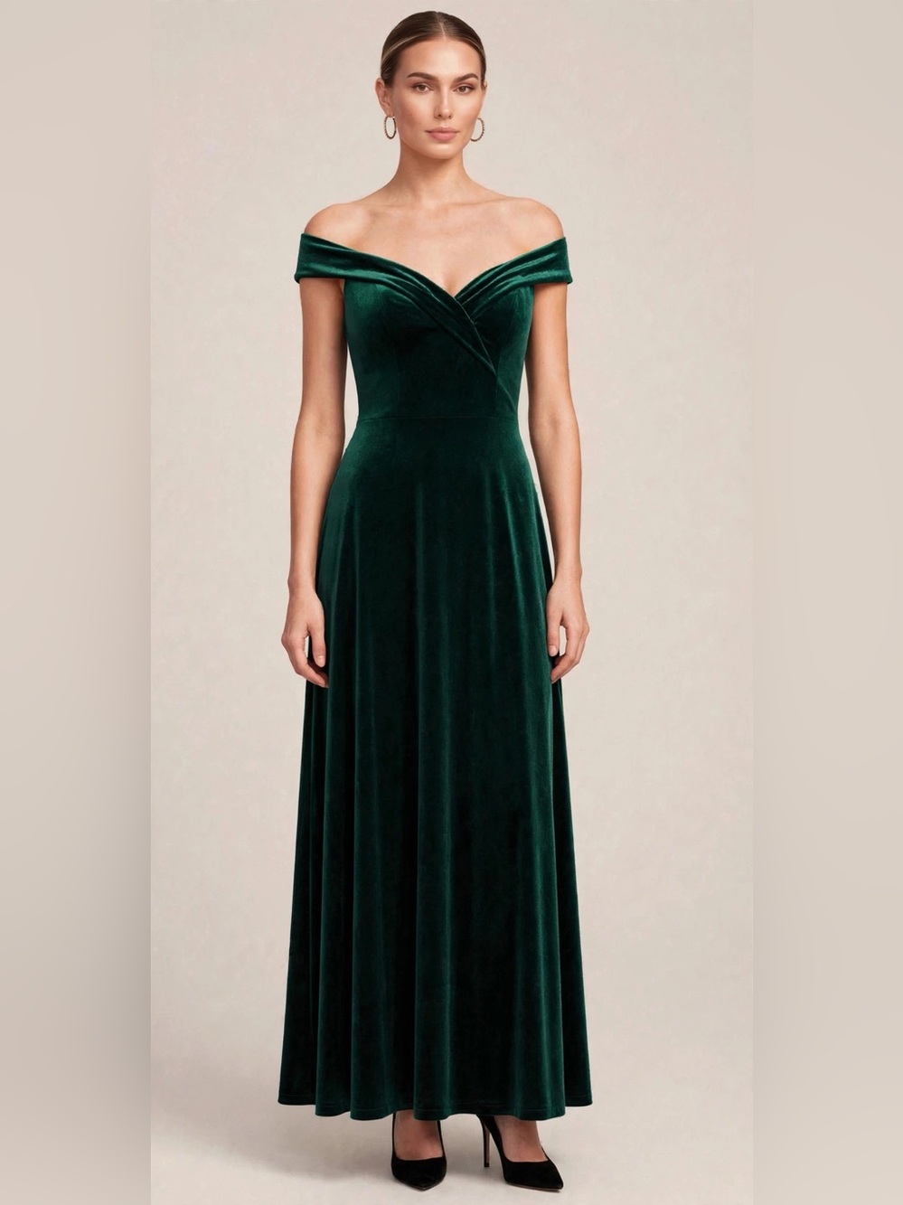 emerald green velvet off the shoulder dress Revelry | Dresses | Maxi 4 Event Dress Revelry Nwot 56 Attending the Explorers Club vintage green velvet dress This off the shoulder Color:Light Pink Windsor Brocade dresses for women over 40